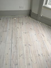 Painting a wooden floor