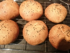To ask you to show me your baking/food?
