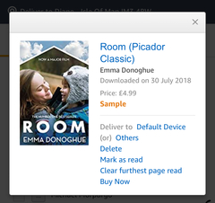At a loss with my Kindle...