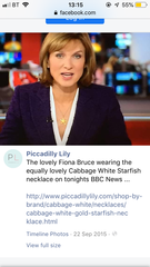 Fiona Bruce Star Necklace | Mumsnet