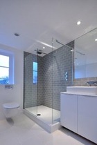 Redesign teeny bathroom to shower-room, storage ideas please.