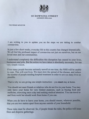 Has anyone had their letter from Boris yet?