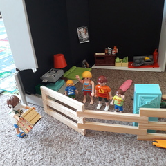 An outbreak of Covid-19 has occurred for the Playmobil people in our house...