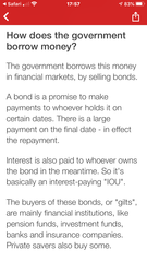 Where do people think money comes from?