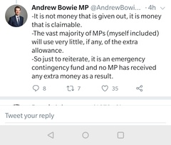 To think MPs shouldn’t get this extra money