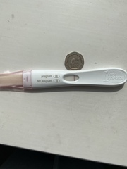 Faint BFP and now brown spotting?