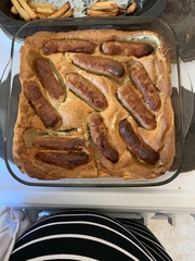 To ask you to show me your baking/food?