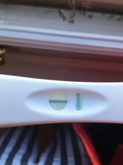 Sainsbury’s pregnancy test faint line when picked from the bin...