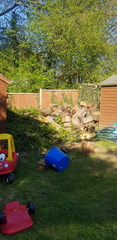 Logs for Wood Burner - Left out in the garden for months