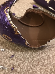 WHAT has eaten DD’s Easter egg!!!!!!