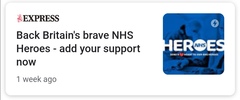 To think the glamorisation of the NHS isn't helpful