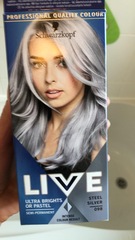 Can you advise on products for dyeing hair silver?