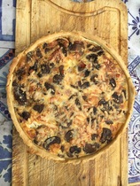 To ask you to show me your baking/food?