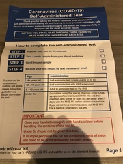 Testing centre information