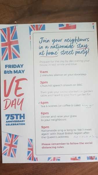 Anyone Marking VE Day On Friday?