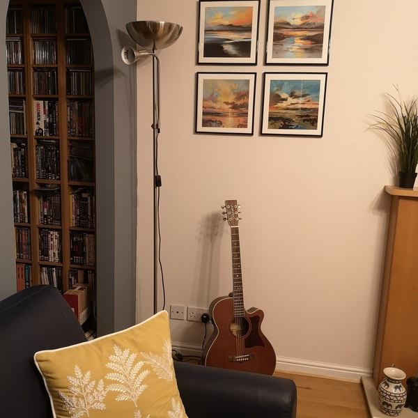 What goes with yellow curtains?