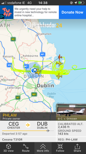 Unusual Flight Path