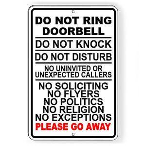 ABU to put a note on my very rural door telling randoms to eff off.
