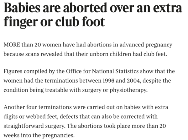 Girl challenging abortion law on grounds of disability