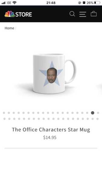 I just broke dh's favourite mug