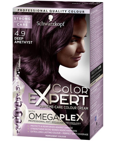 Hair dye recommendations from a box