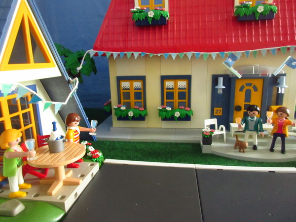 An outbreak of Covid-19 has occurred for the Playmobil people in our house...