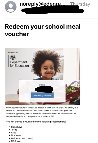 EdenRed voucher scam?