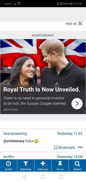 Dodgy advert with prince Harry & Megan