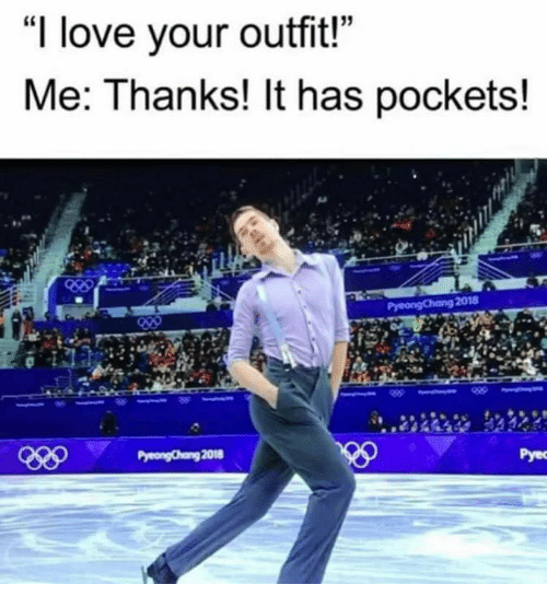 To post about pockets in women’s clothing (lighthearted)