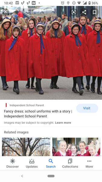 To ask you about the nicest school uniforms you’ve seen??