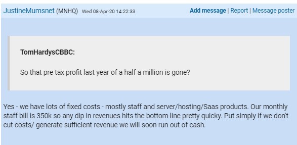 To not ‘pay my way’?