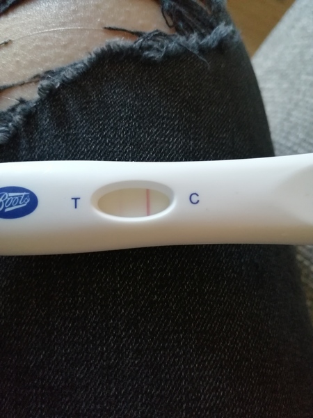 Does anyone have a photo of a pregnancy test BEFORE they peed on it?