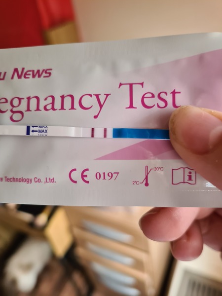 Can you post a pic of pregnancy test at 5w?