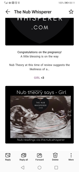 👣 Due Late Nov/Early Dec it's bump time! 👣