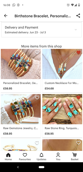 Jewellery Ideas for my sister's 40th lockdown birthday