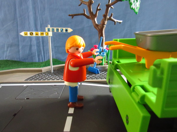 An outbreak of Covid-19 has occurred for the Playmobil people in our house...