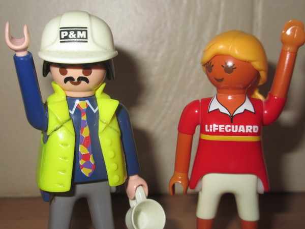 An outbreak of Covid-19 has occurred for the Playmobil people in our house...