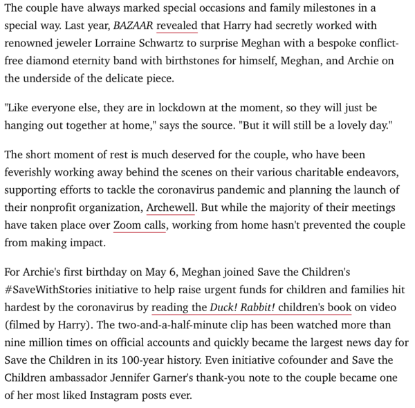 A positive thread on Harry and Meghan (aka Thread 5)