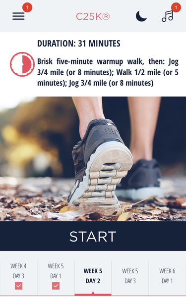 Couch to 5K - Run 1 done...