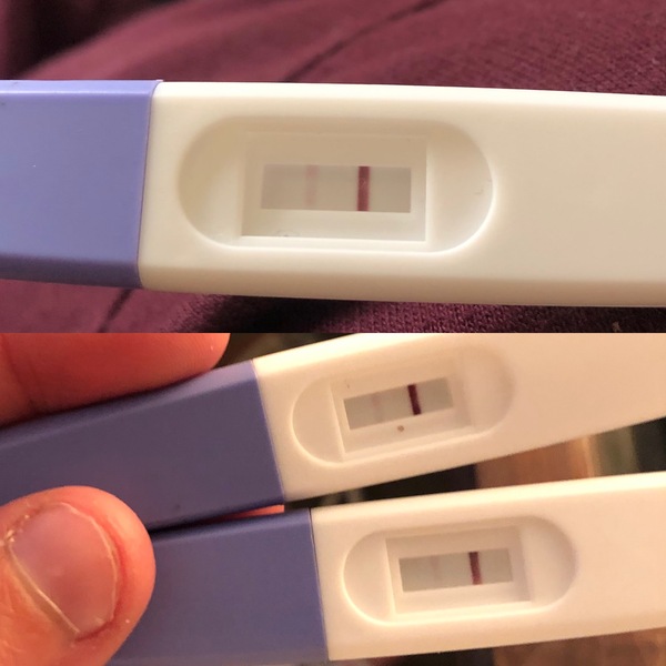Pregnancy test results
