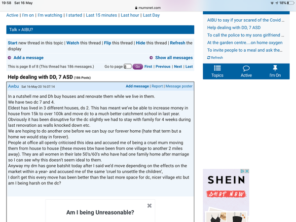 Be brutally honest are we cruel parents or is my dm and older colleagues being ridiculous?