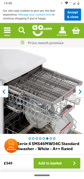 Dishwasher cutlery trays