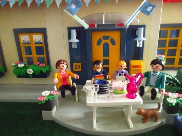 An outbreak of Covid-19 has occurred for the Playmobil people in our house...