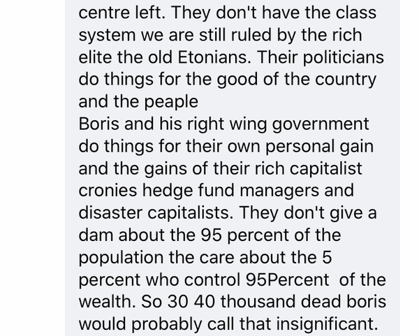 To be so ashamed of my country and being British?