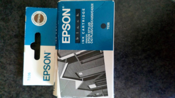 Could anyone use a T036 Epson black ink cartridge?