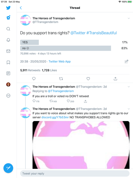 Trans community is “beyond terrified that our basic rights are about to be removed” the ‘Dear Liz’ campaign says