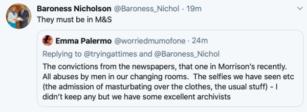 Baroness Nicholson on twitter