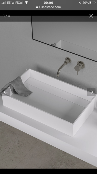 Rectangle sink mistake - any cleaning tips