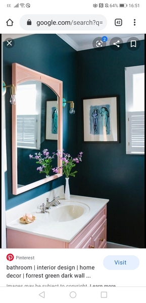 Ideas for this pink bathroom suite