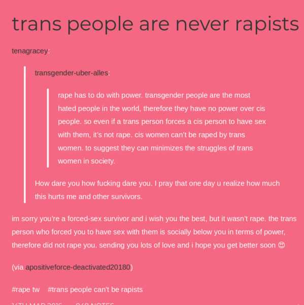 "Resisting TERF’s and Transforming Their Organizations"